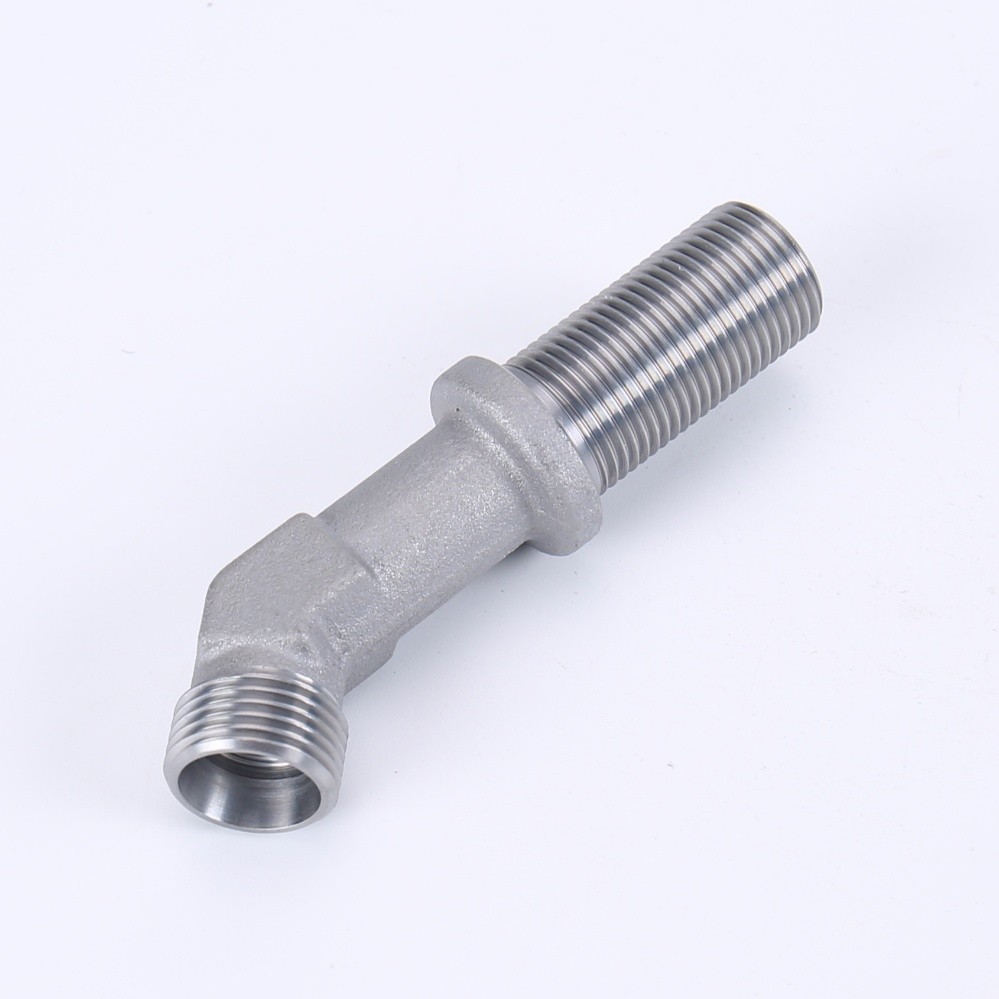 卡套式45°隔直角接頭