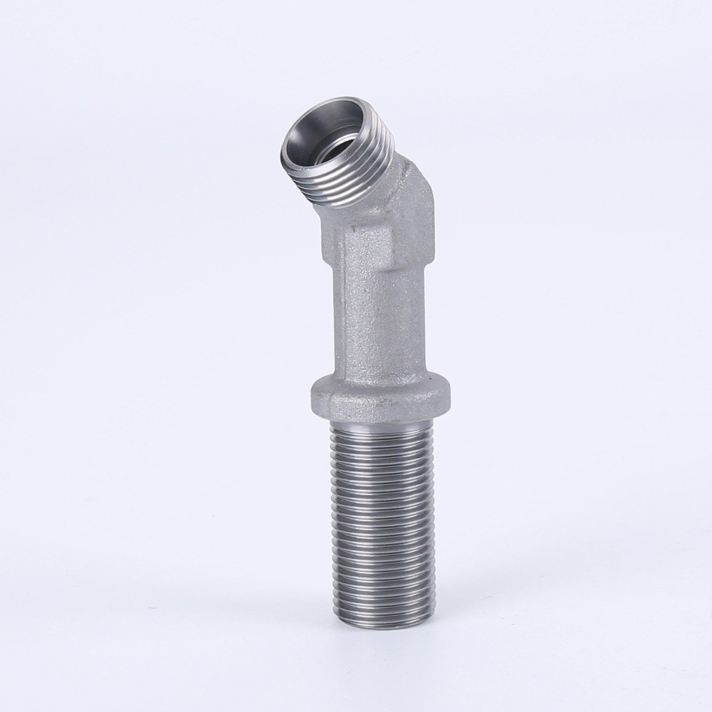 卡套式45°隔直角接頭